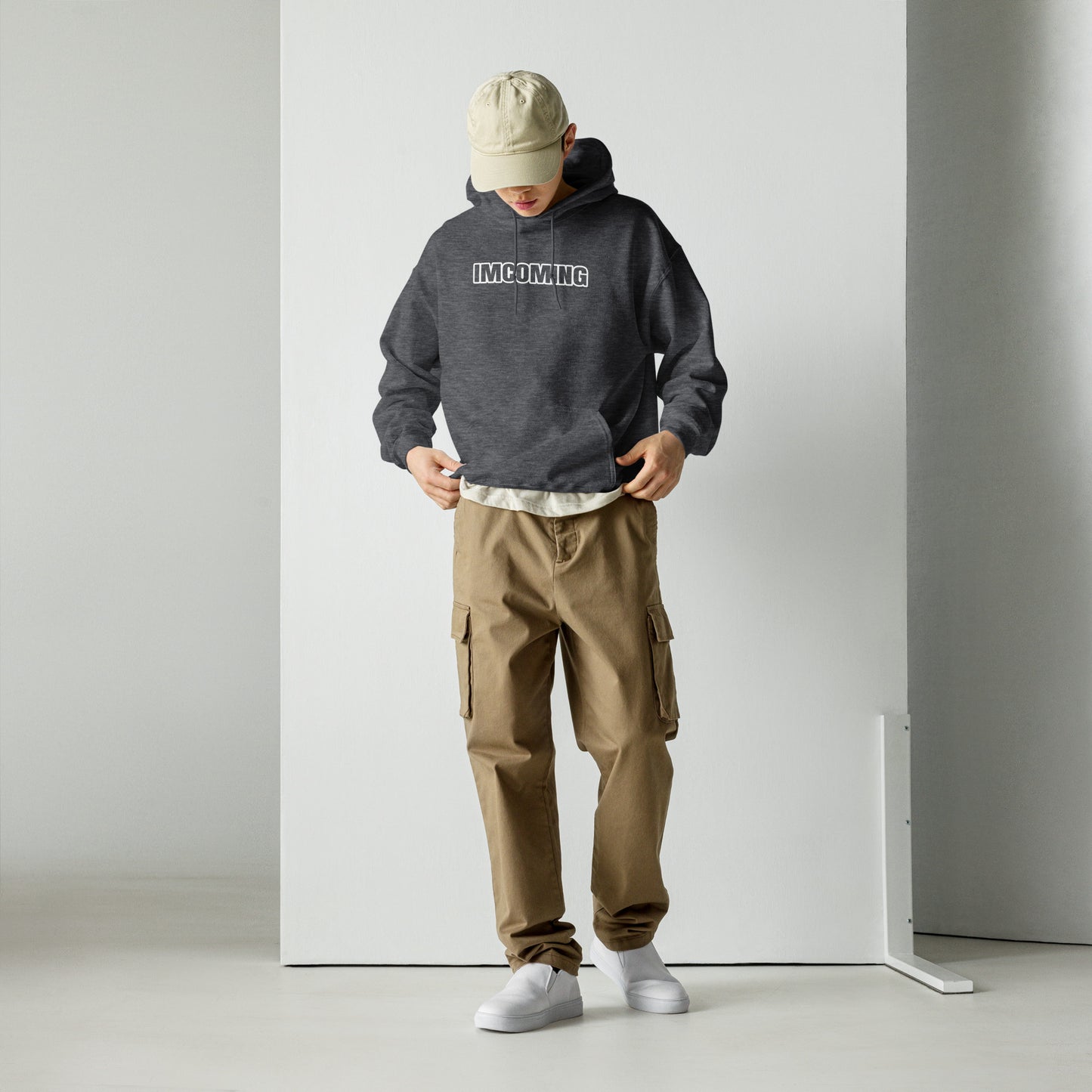 OG IMCOMING WHITE HOODIE
