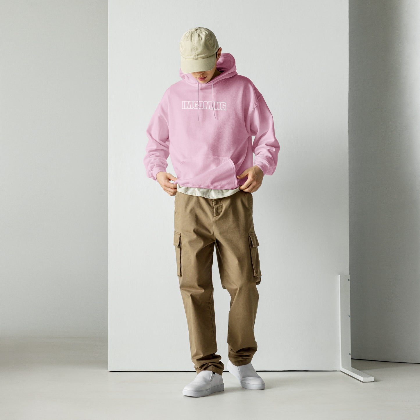 OG IMCOMING WHITE HOODIE
