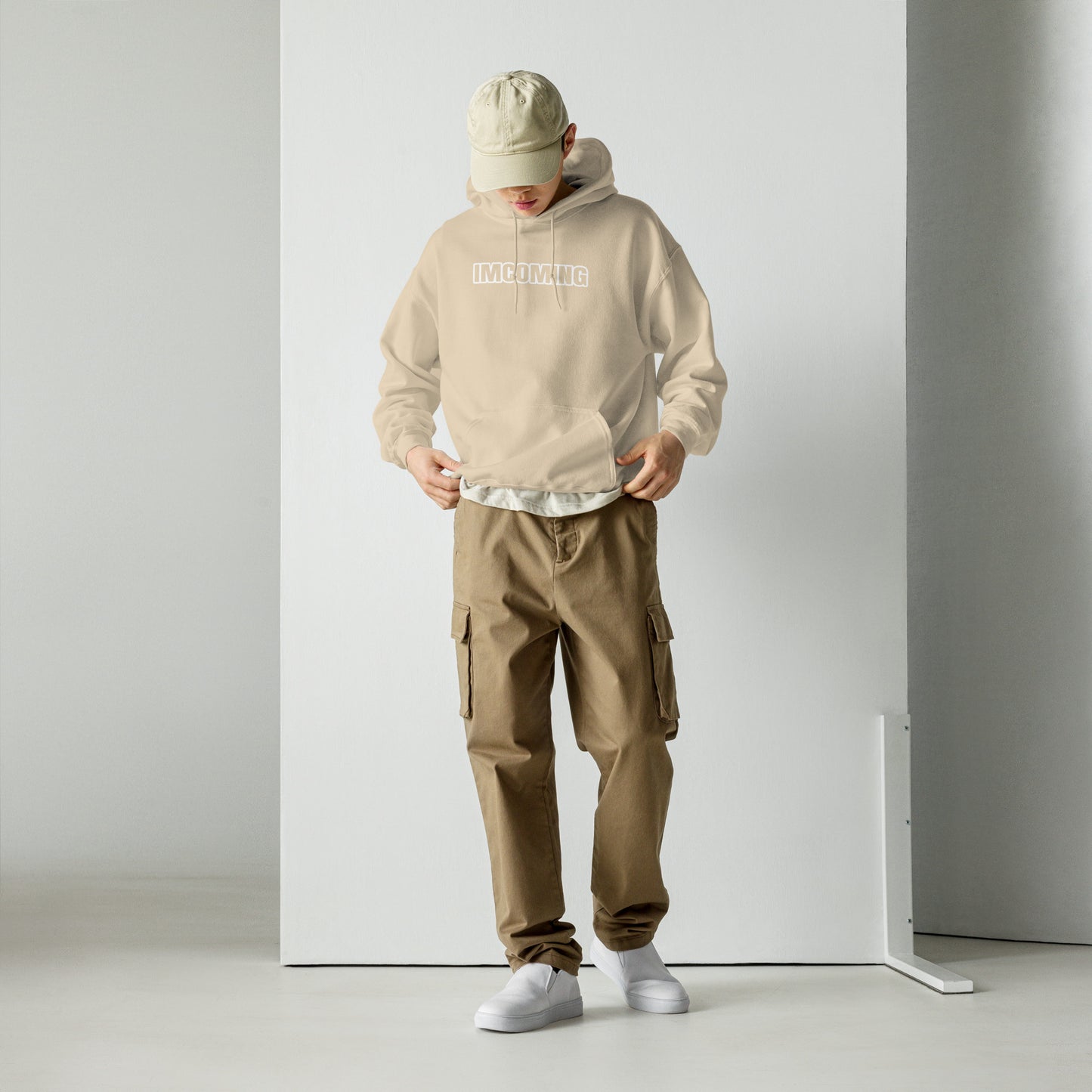 OG IMCOMING WHITE HOODIE