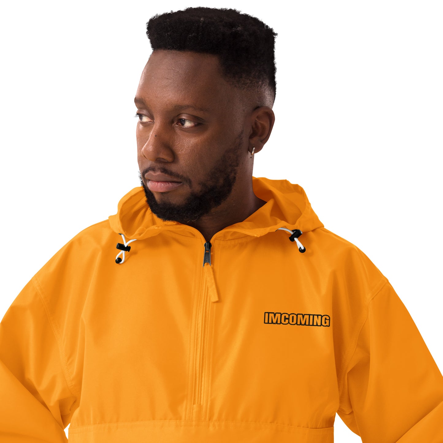 OG IMCOMING BLACK Champion Packable Jacket