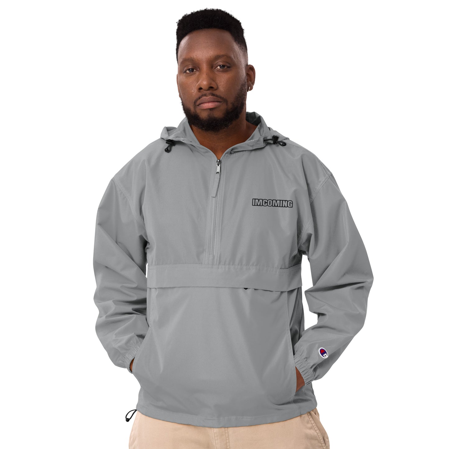 OG IMCOMING BLACK Champion Packable Jacket