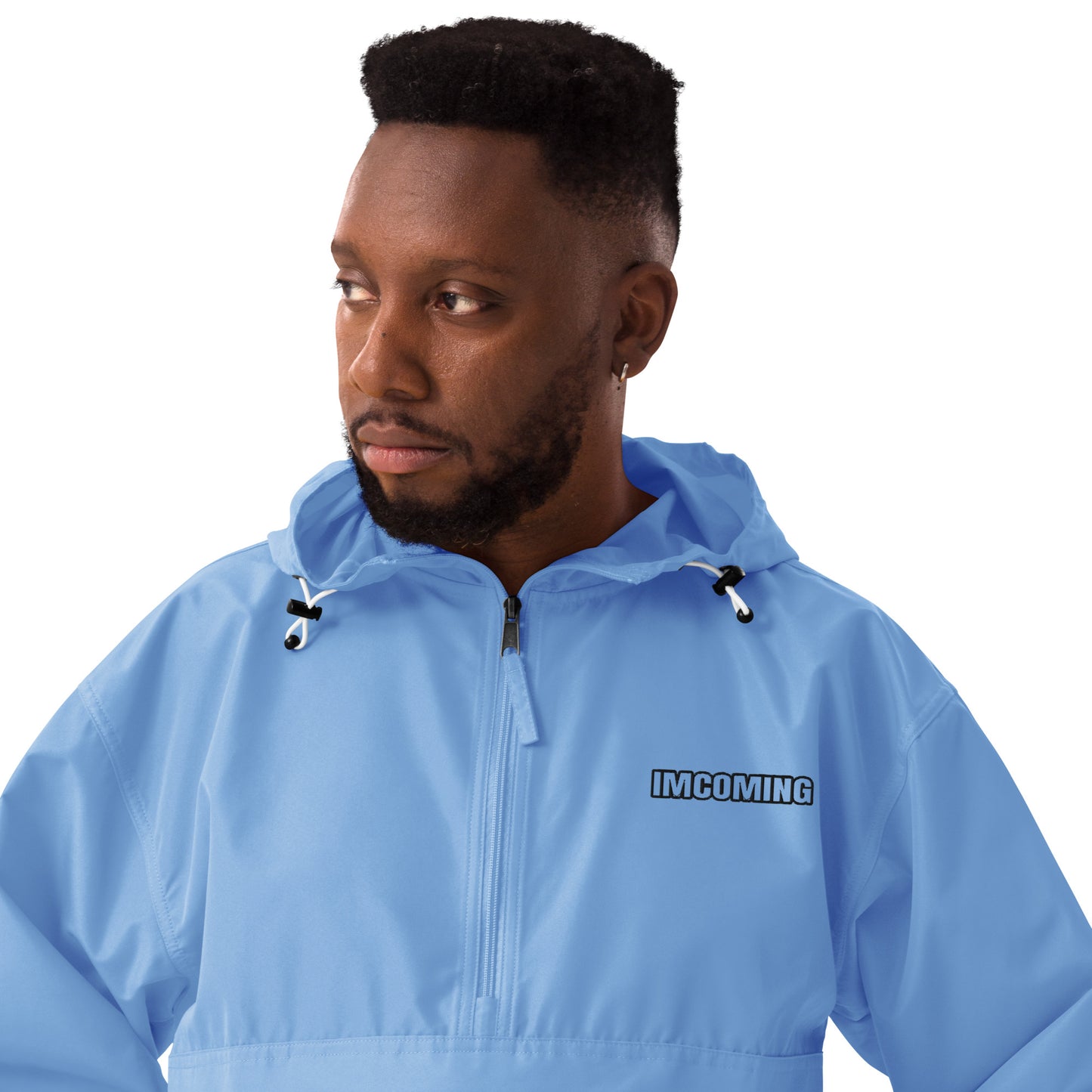 OG IMCOMING BLACK Champion Packable Jacket