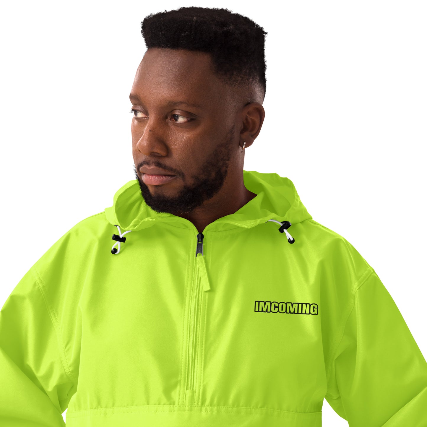 OG IMCOMING BLACK Champion Packable Jacket