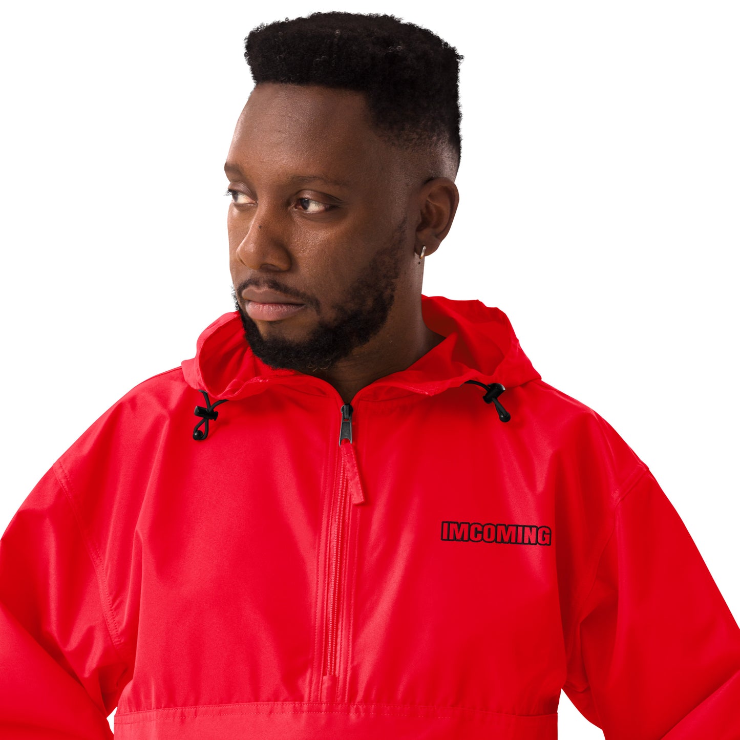 OG IMCOMING BLACK Champion Packable Jacket