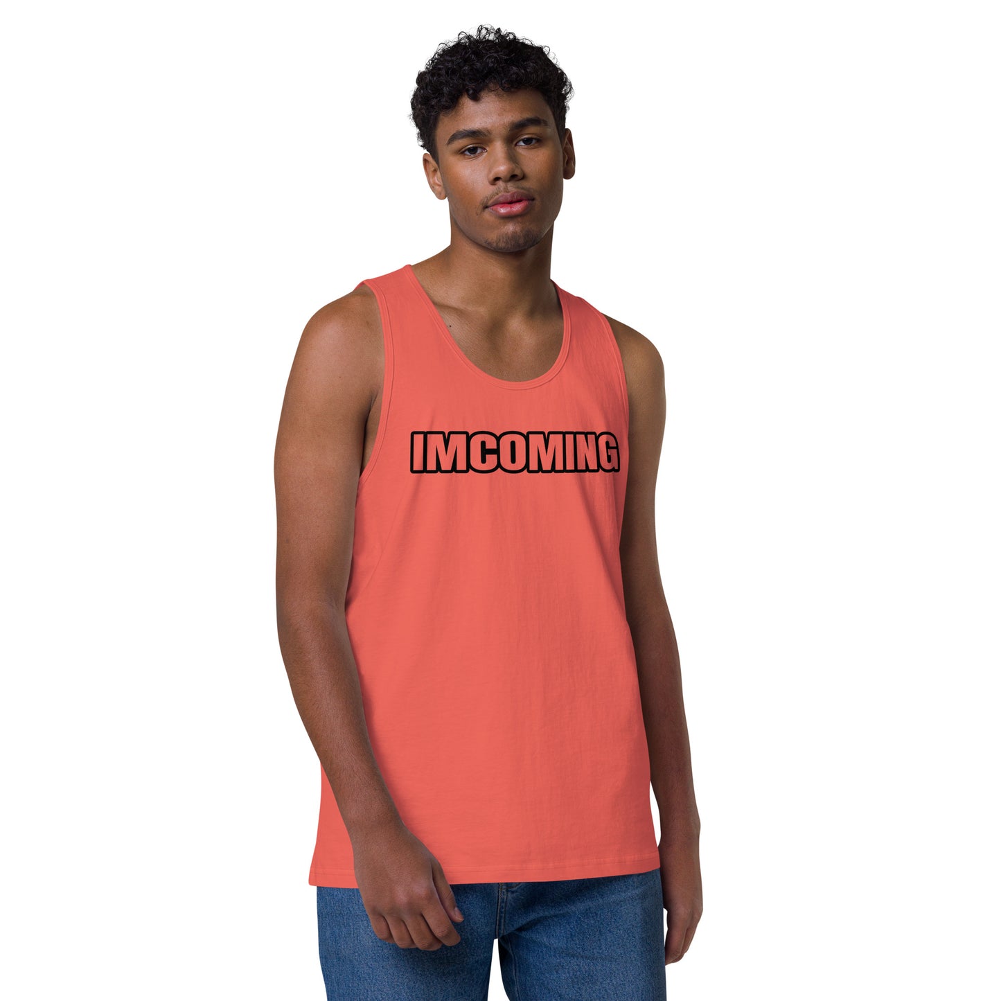 OG IMCOMING BLACK tank top