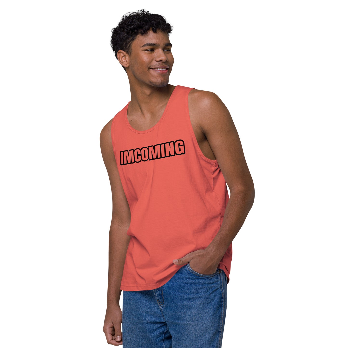 OG IMCOMING BLACK tank top