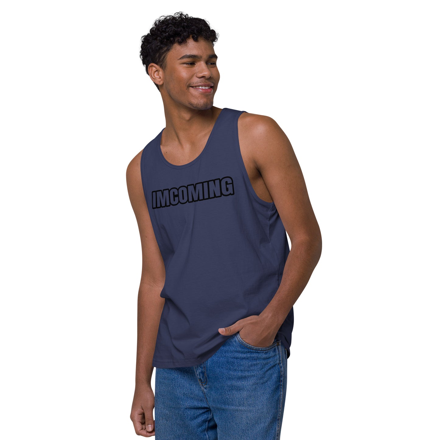 OG IMCOMING BLACK tank top