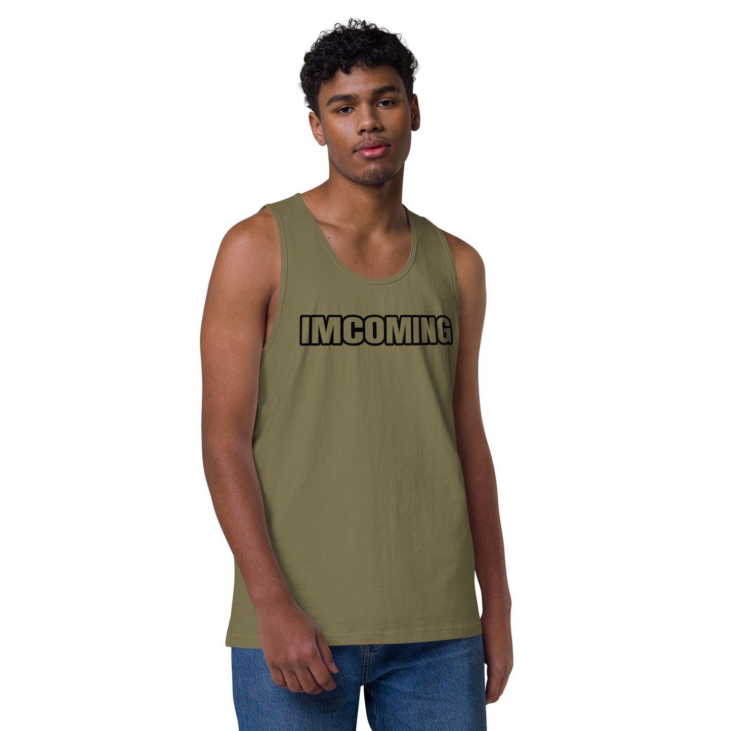 OG IMCOMING BLACK tank top