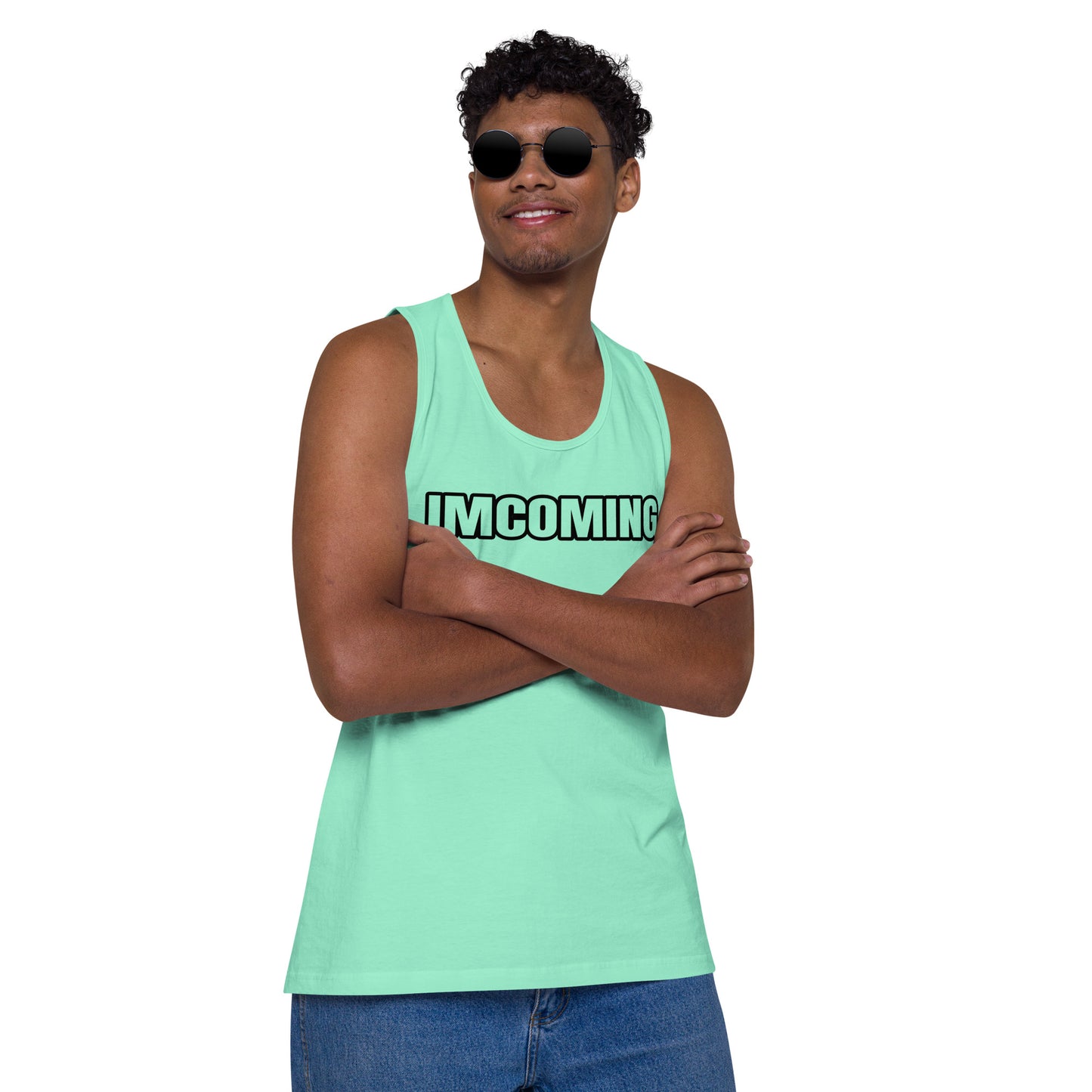 OG IMCOMING BLACK tank top