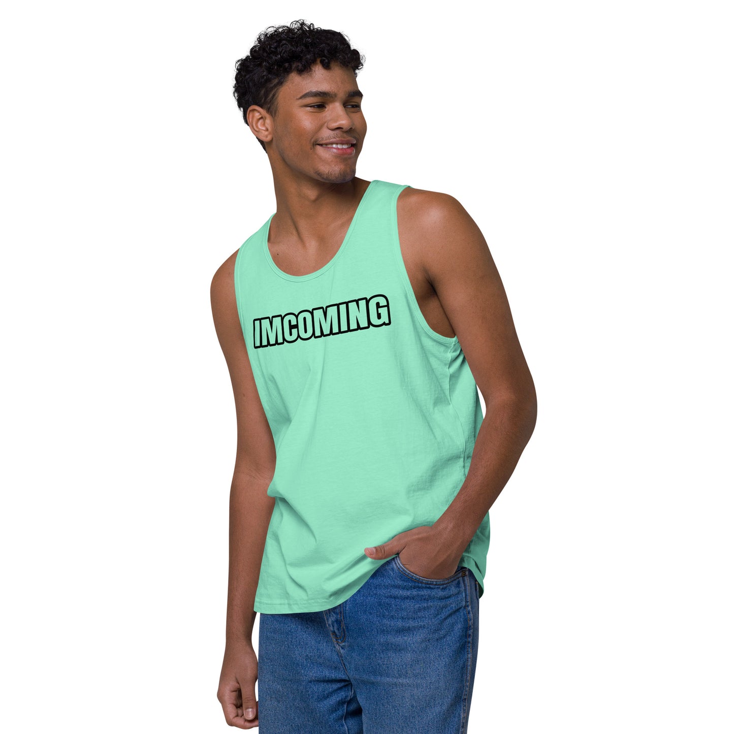 OG IMCOMING BLACK tank top