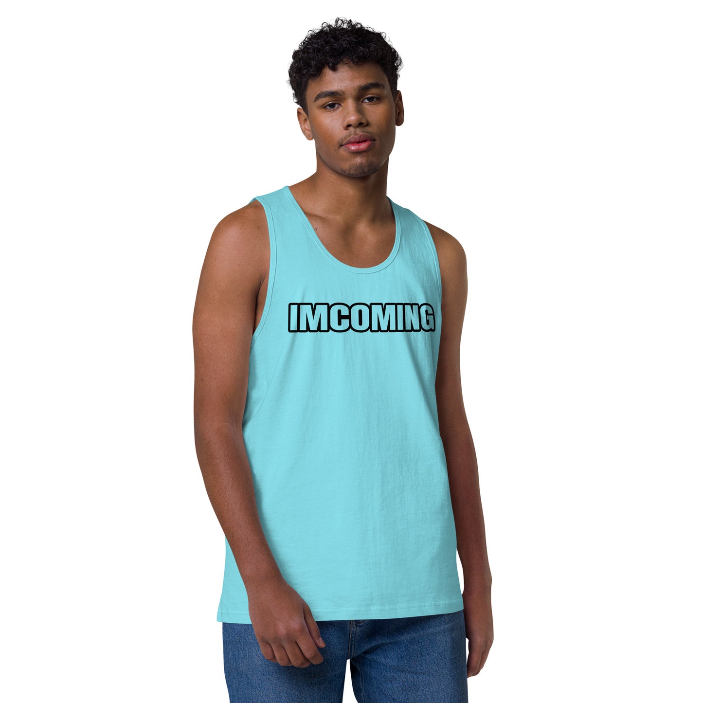 OG IMCOMING BLACK tank top