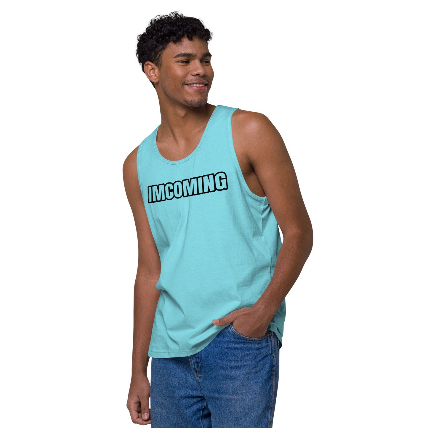 OG IMCOMING BLACK tank top