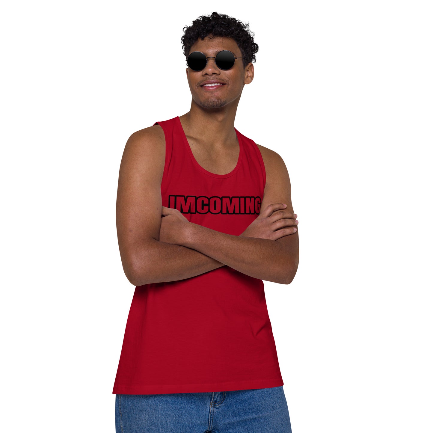 OG IMCOMING BLACK tank top