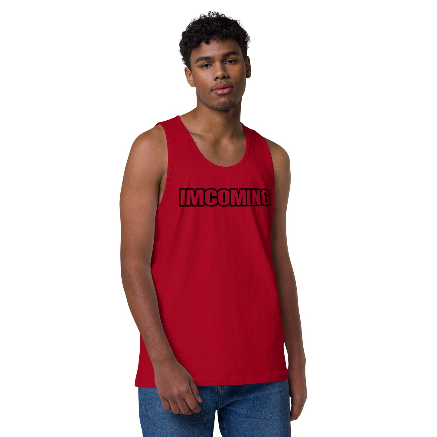 OG IMCOMING BLACK tank top