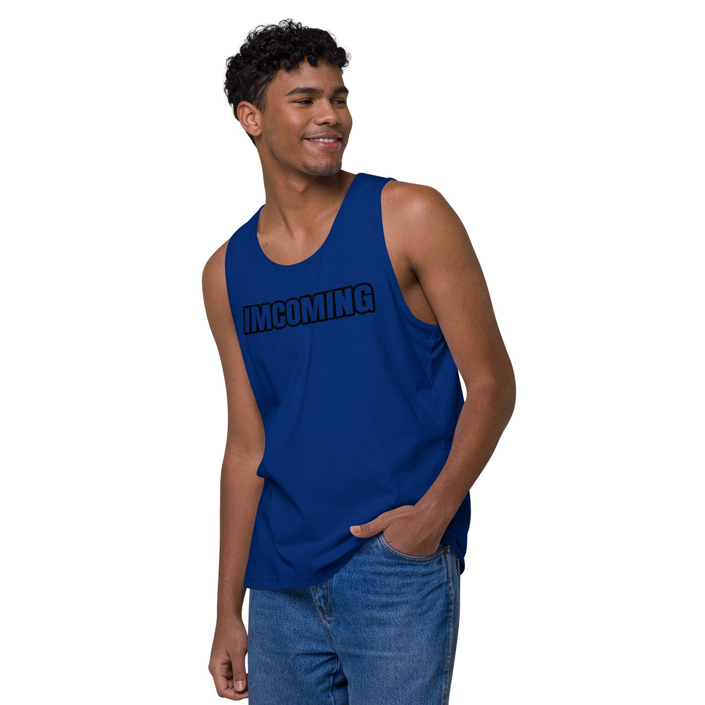 OG IMCOMING BLACK tank top