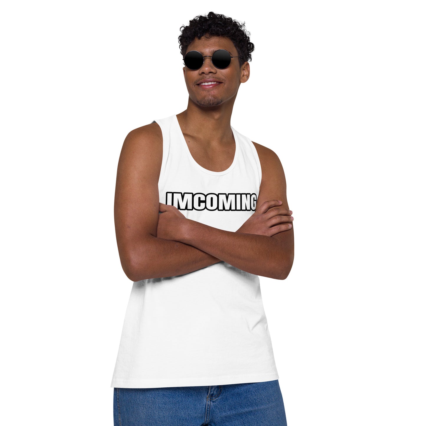 OG IMCOMING BLACK tank top