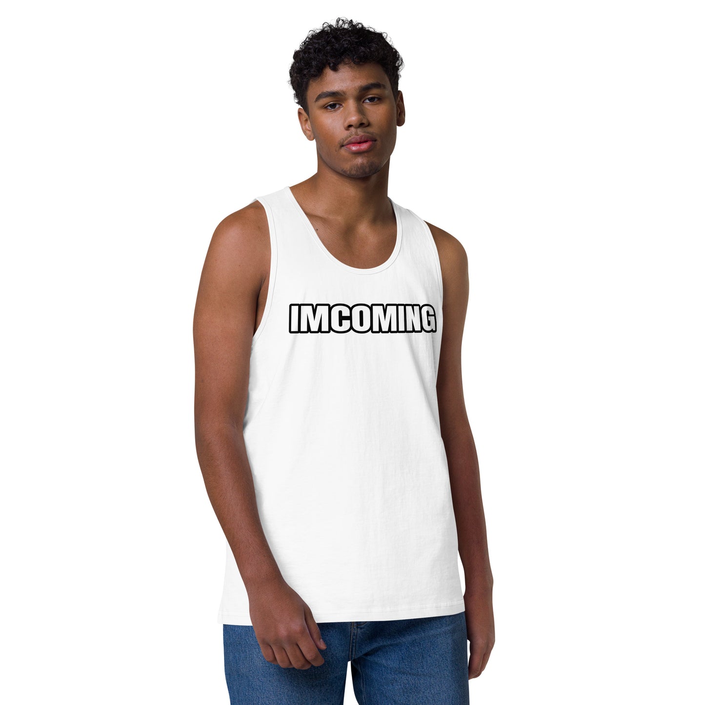 OG IMCOMING BLACK tank top