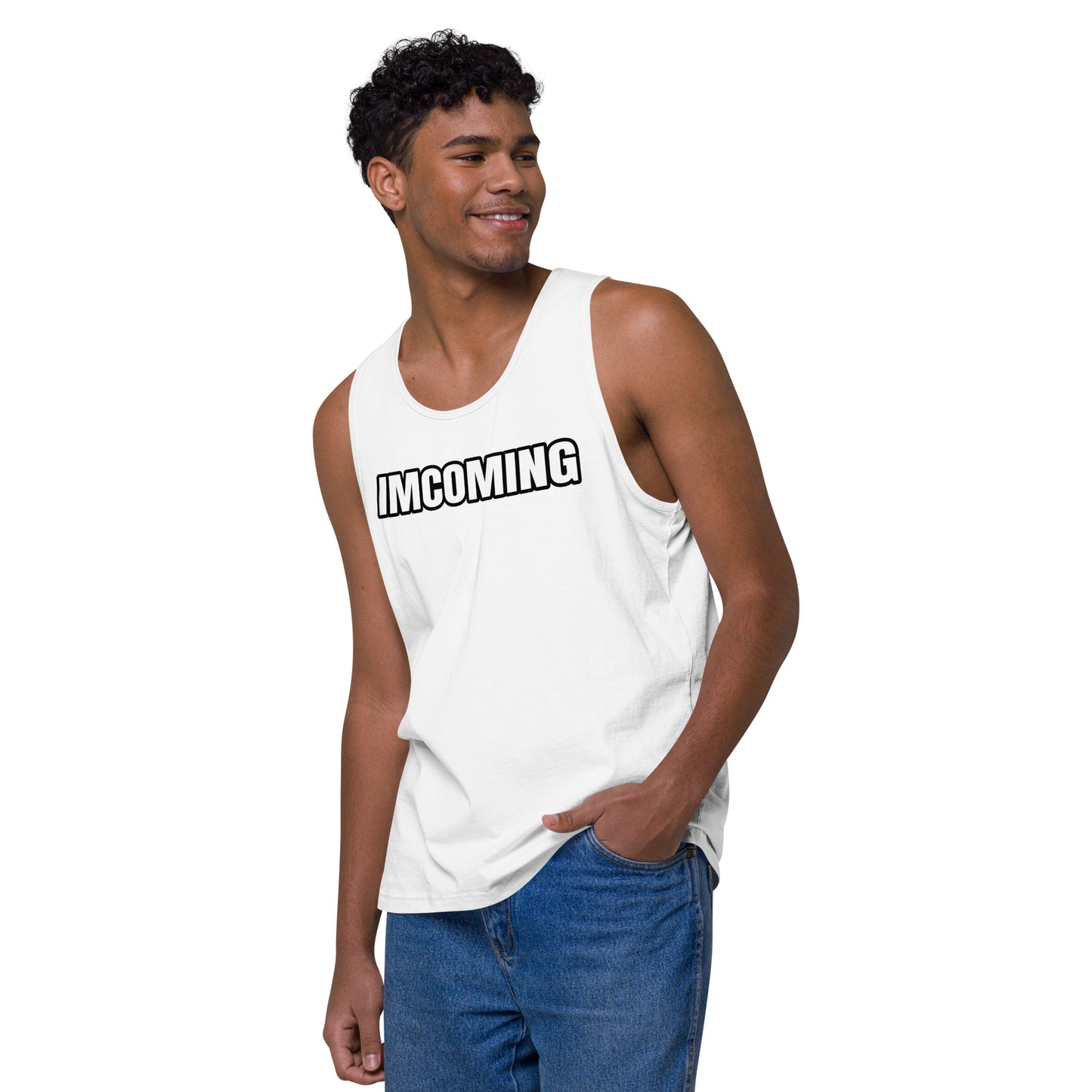 OG IMCOMING BLACK tank top