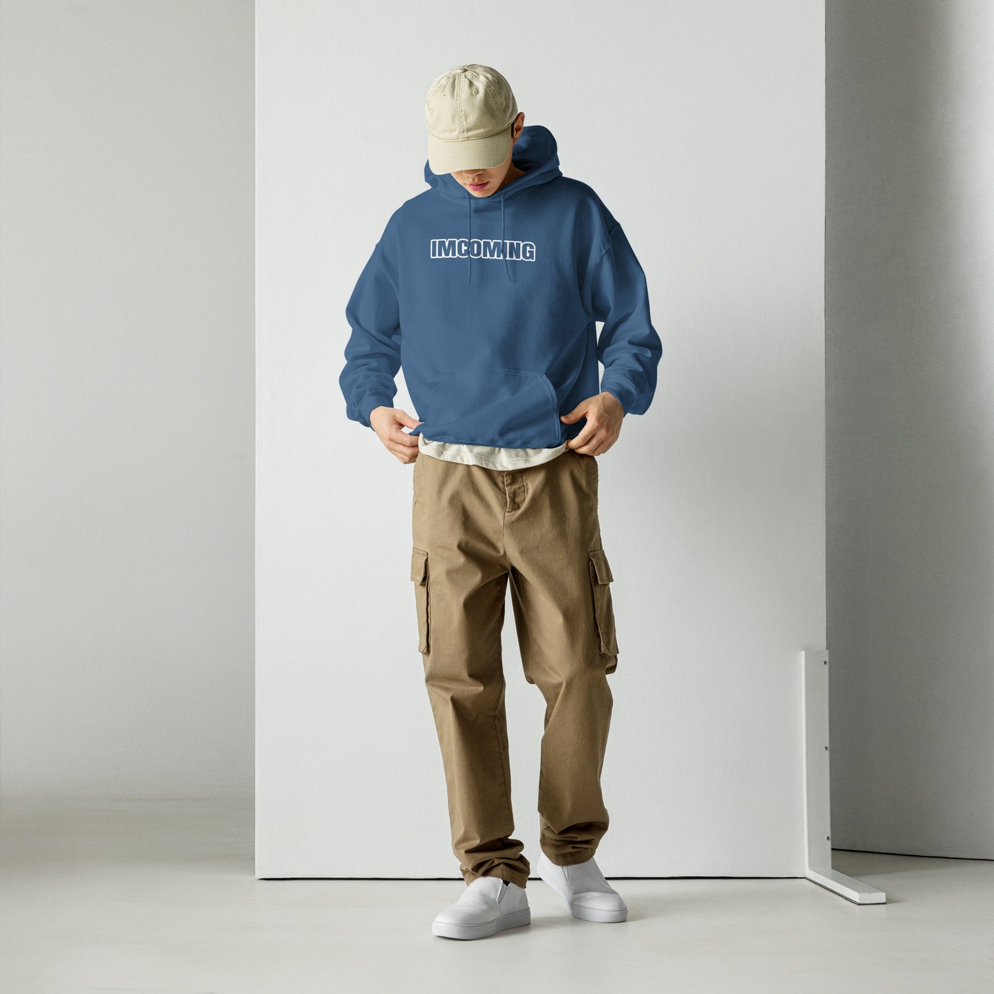 OG IMCOMING WHITE HOODIE