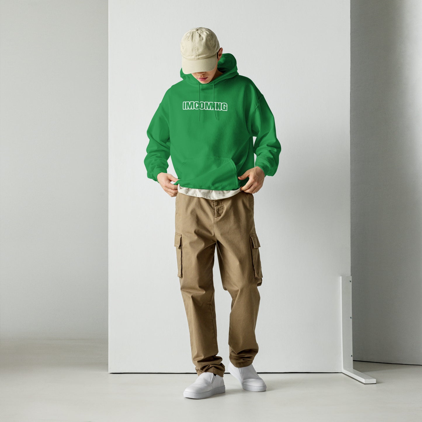 OG IMCOMING WHITE HOODIE