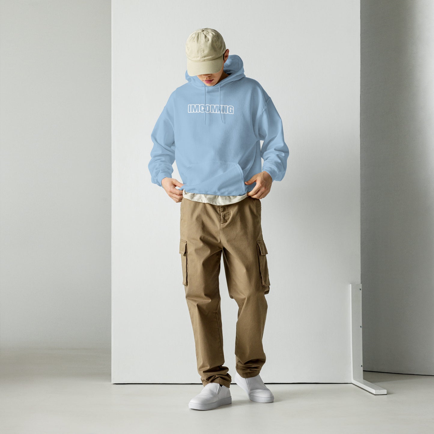 OG IMCOMING WHITE HOODIE