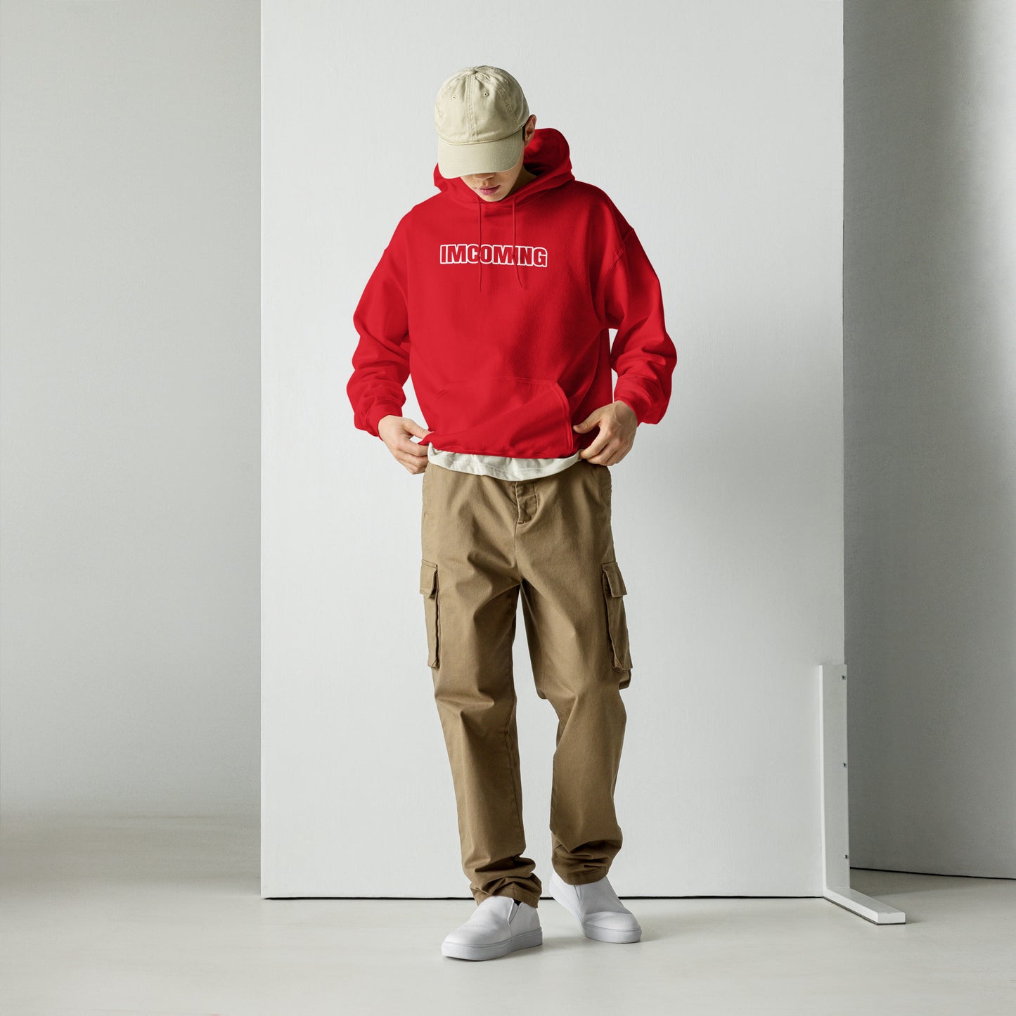 OG IMCOMING WHITE HOODIE
